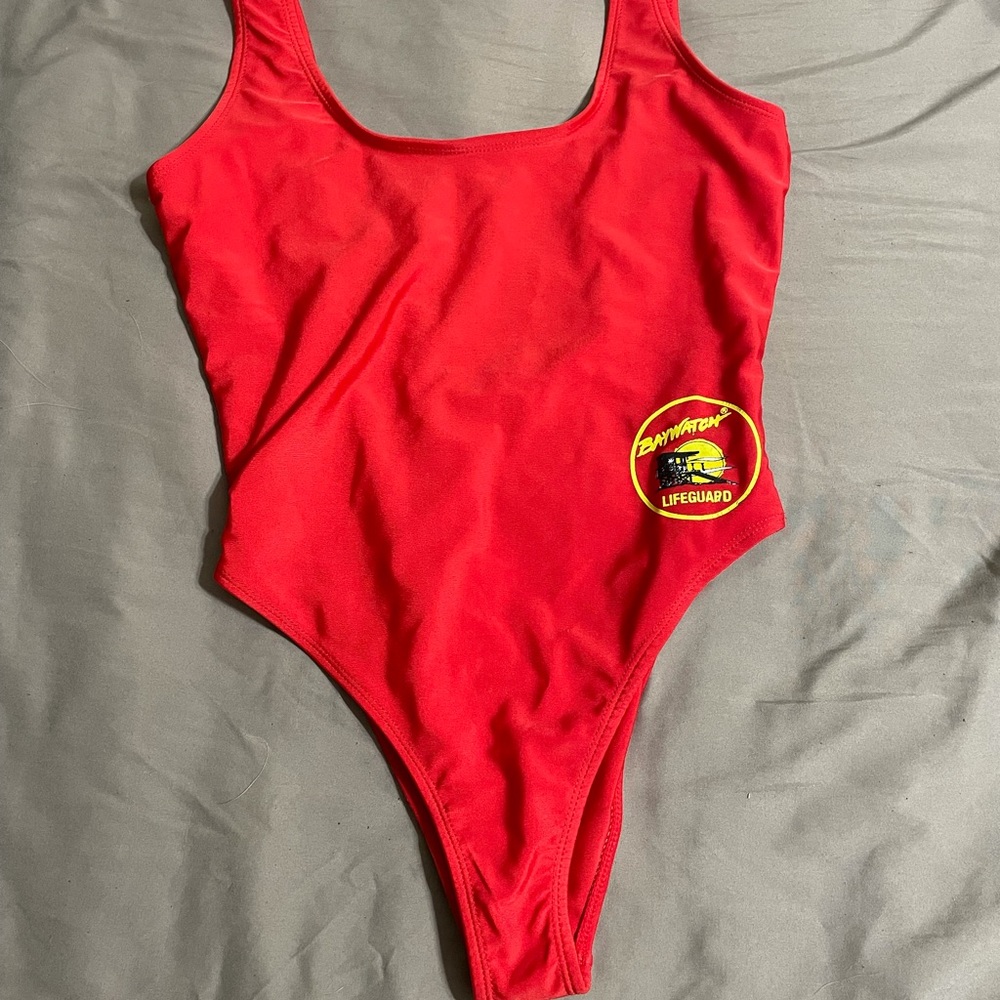 Baywatch one piece bathing suit